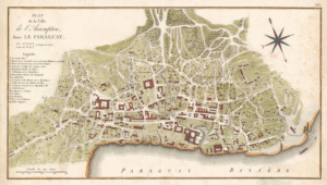 Foto Mapa Antiguo Asunción Jose Antonio Blig